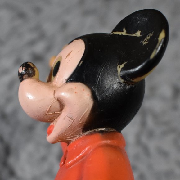 Vintage Rubber Disney Mickey Mouse Figuring - Picture 9 of 14